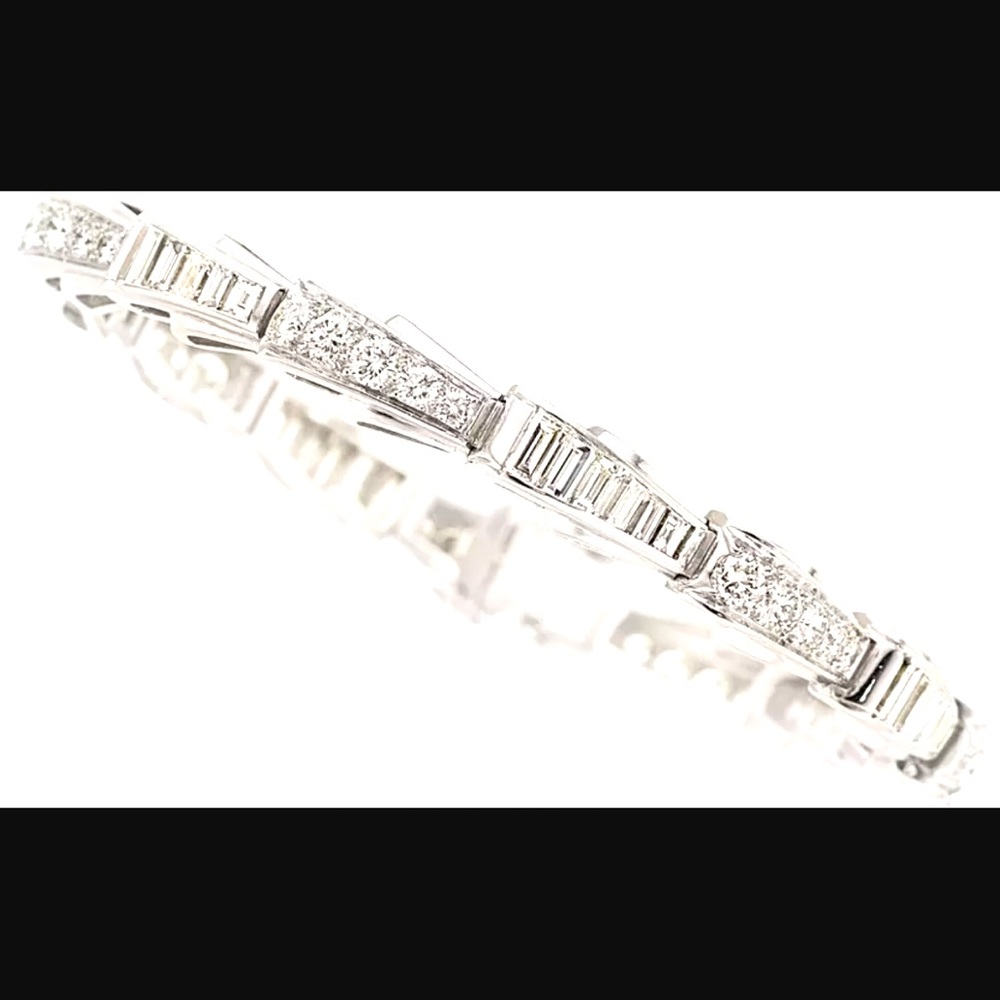 Diamond Platinum Bracelet